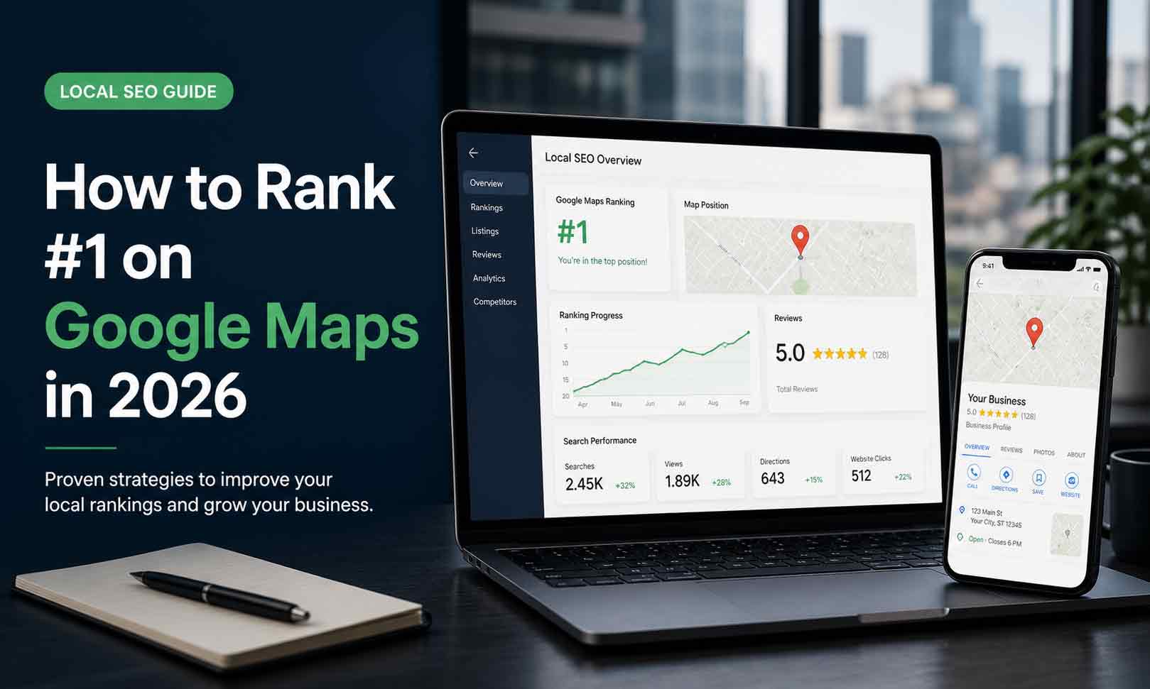 How to Rank #1 on Google Maps in 2026